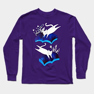 Book Cats Long Sleeve T-Shirt